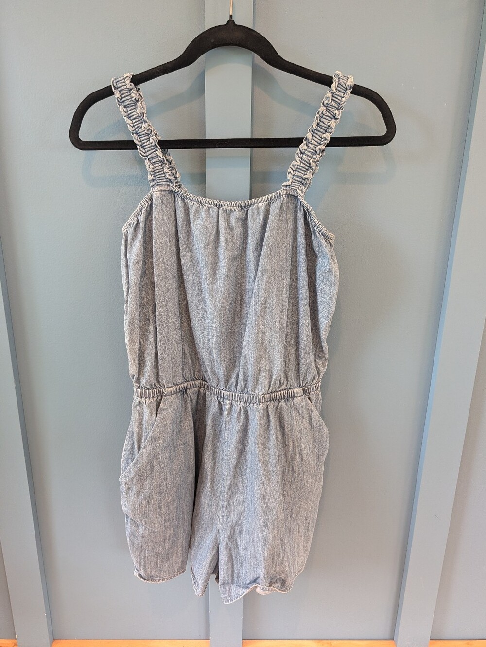 Express Light Denim Romper -